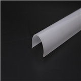 Extrusion Molding Pc Diffusion Cover Plastic For Led Strip