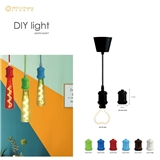 DIY Plastic pendant light