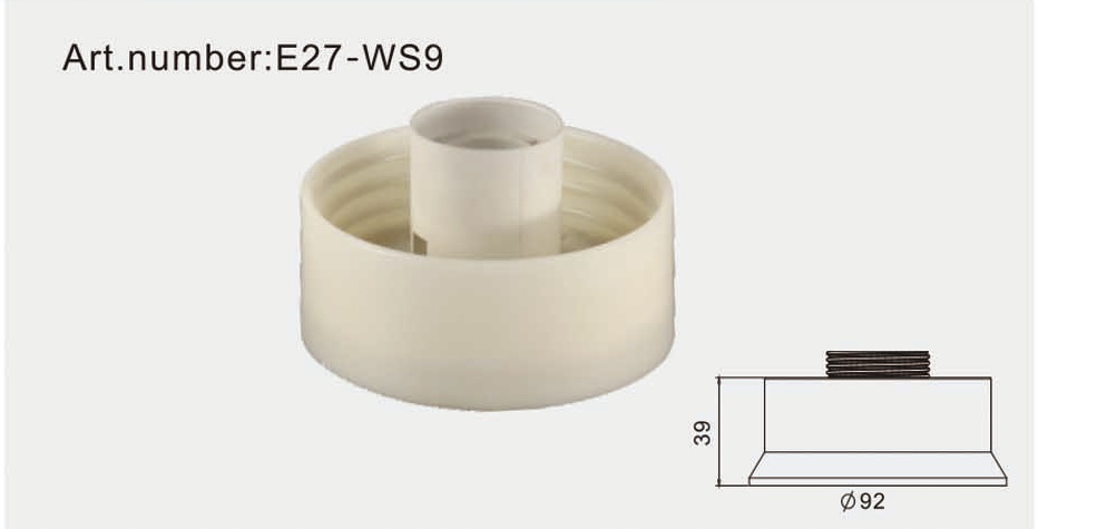 E27-WS9 plastic base lampholder