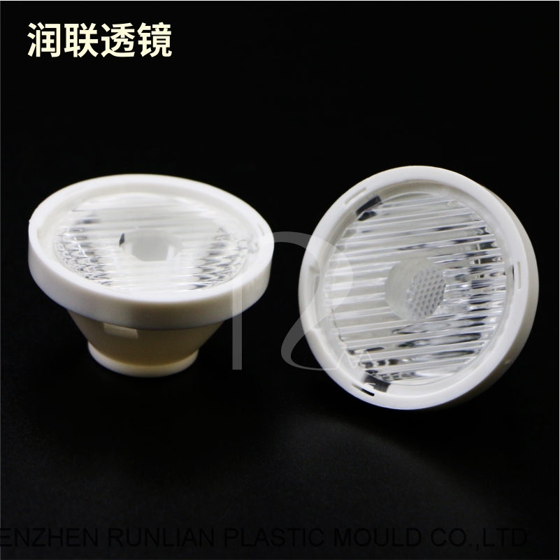 Diameter 32MM Stripe surface 15 * 45 Degree Wash Wall Lamp Lens Wholesale