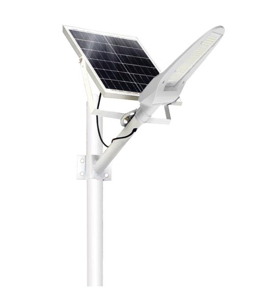 LED Solar Street Light 30W 60W Solar polycrystalline panel Street Lamp Time control LiFeO4 battery