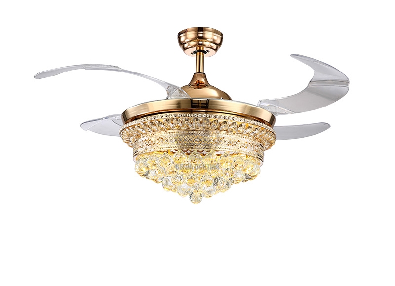 Crystal ceiling fan lamp-H4229