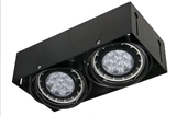 AR111 Trimless Frameless Max 2*50W Square Down Light Indoor Recessed