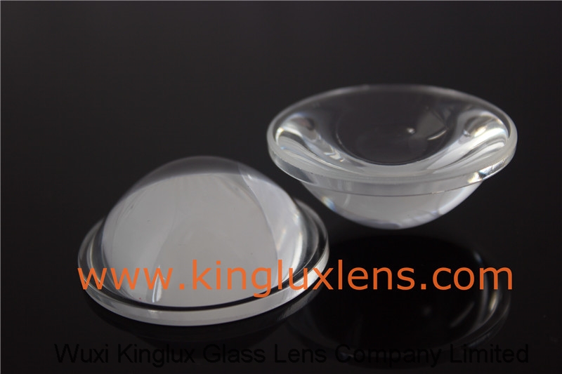 44Mm Led Optical Glass Convex Lens Projector Reflector For Lamp Light
