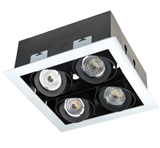 Spot light fixture GU10 MR16 Multi function Recessed 4 heads