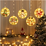 Color Painting Christmas Decoration Outdoor String Fairy Light Holiday Lighting