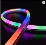 12V Multicolor addressable rgb led neon rope flex light