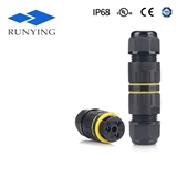 IP68 waterproof power connector 3 pin wire connector waterproof electrical quick fast installation