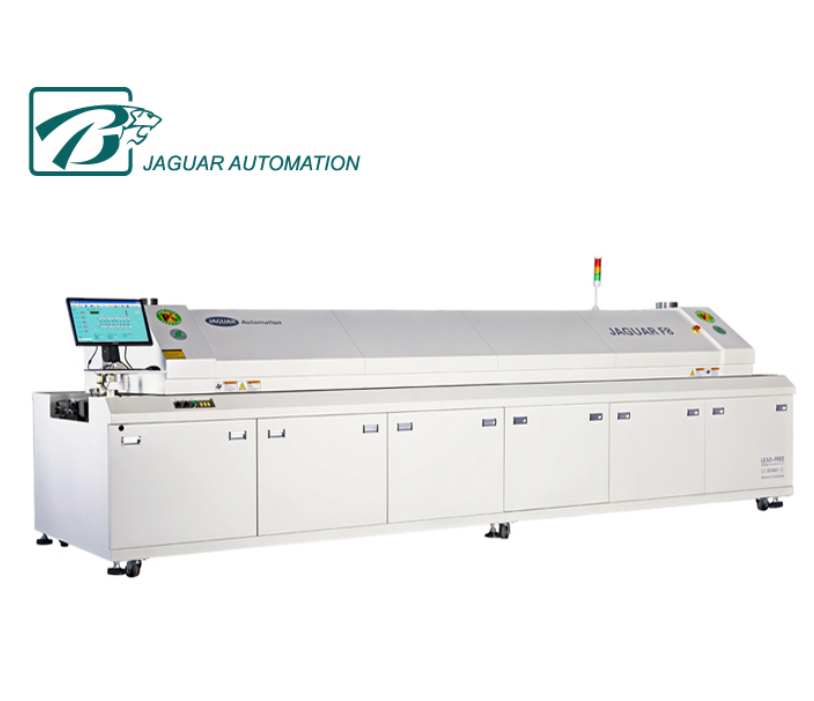 JAGUAR Pracitical 8 Zones Lead-free Hot Air Reflow Oven for LED Signs Assembly