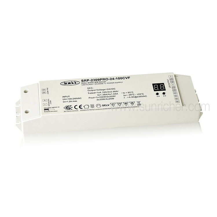 4 in 1 100W DALI DT8 LED Driver(Constant Voltage)