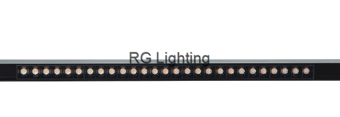 Linear illumination of low voltage magnetic track