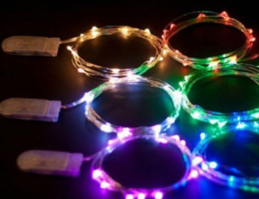 10L MINILED COPPER STRING LIGHT WITH CR2032 BATTERY INCLUDED CHRISTMAS LIGHT DECORATION LIGHT