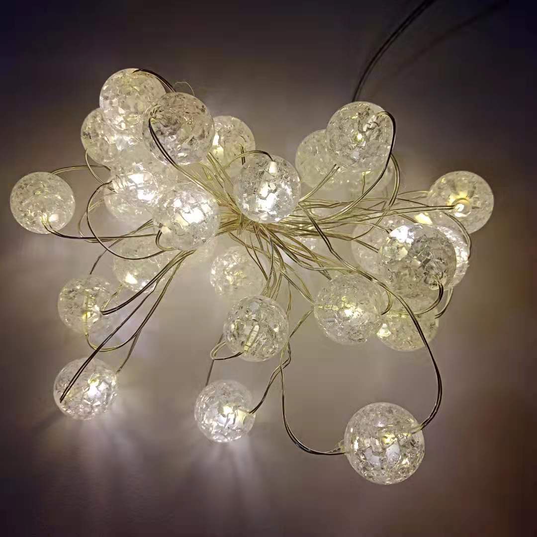 30L String Crystal ball Light CHRISTMAS LIGHT DECORATION LIGHT