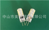LED G4 1.5W 2W 110V 220V AC 3014 24SMD Silica gel lamp bead