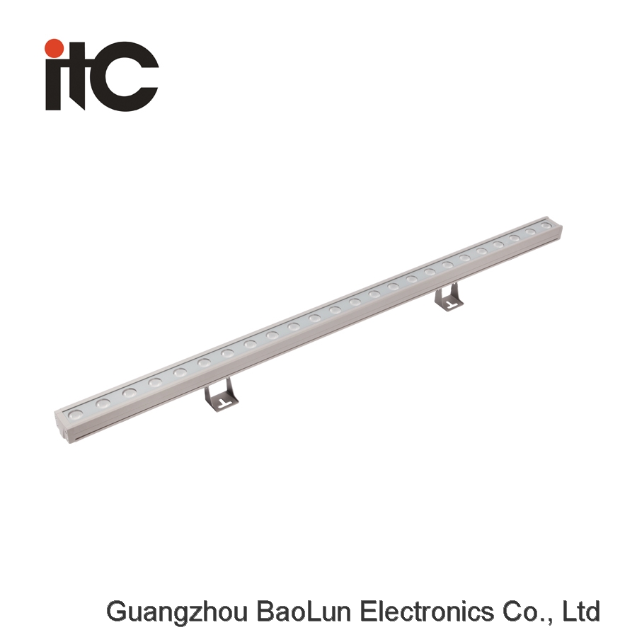 IP65 24W architectural led lighting linear led wall washer with Imported high efficiency lamp beam
