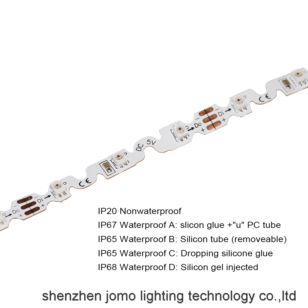 SMD3528 S Shape RGB 5V Flexible LED Strip Bendable LED Strip Light RGB LED Flexible Strip Lighting