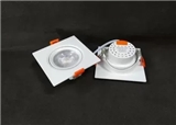 6500K 7W Square Plastic Distinct SMD LED Spotlight For Bathroom Office