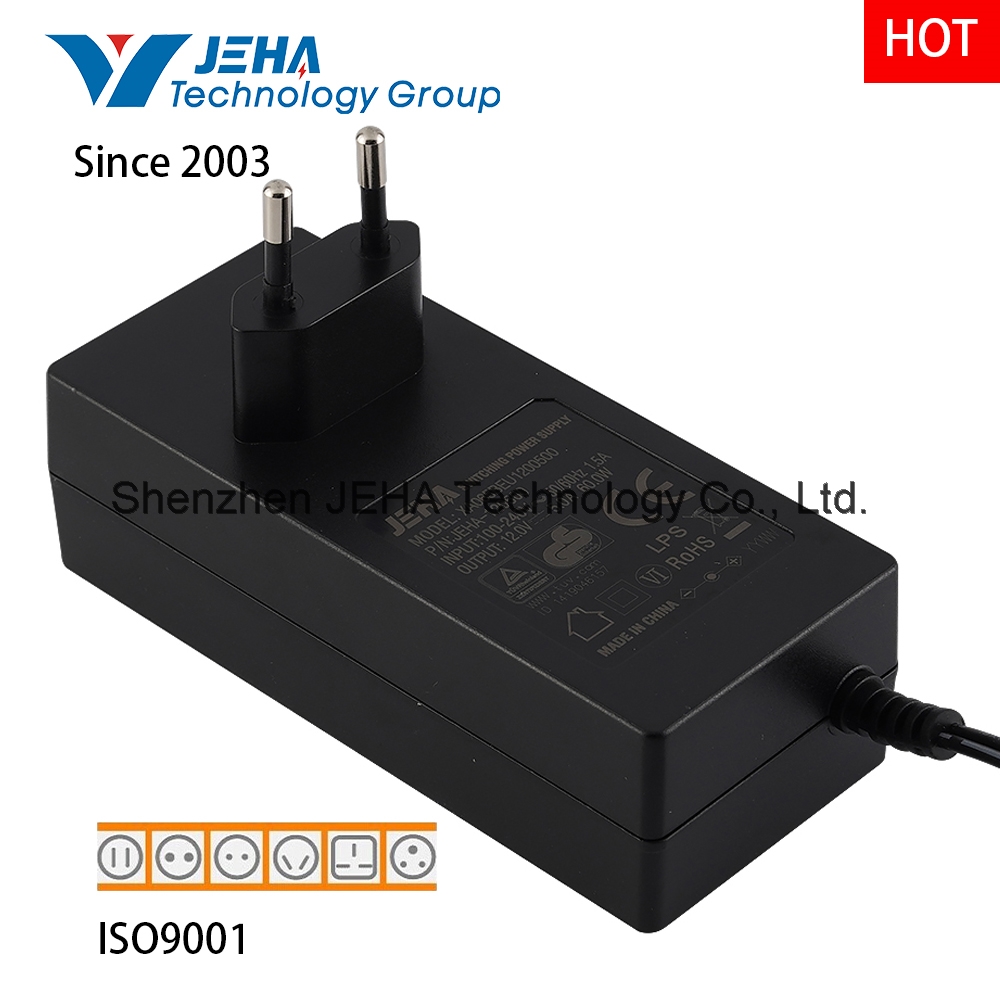 Wall mount type 12V5A LED power Supply with CE