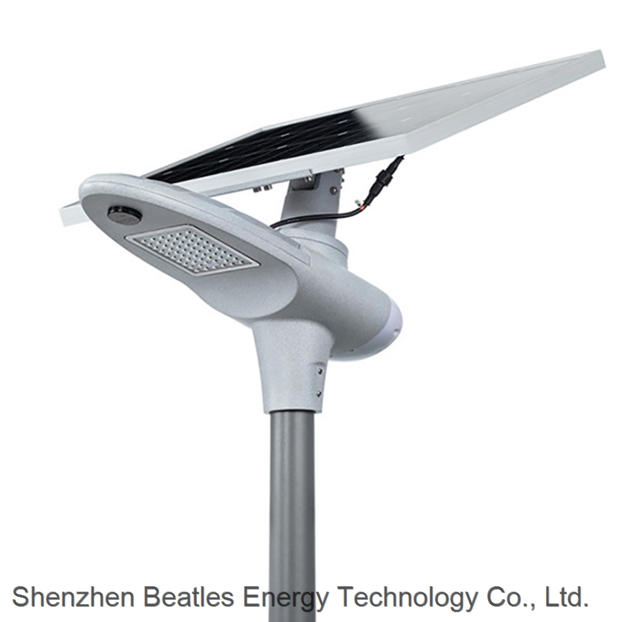 Hot Sale 8000LM Bridgelux Chip All In Two Integrated Solar Led Street Lighting System