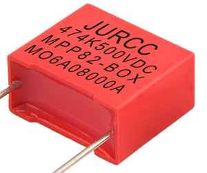 A special capacitor MPP82-BOX for resistance-capacitance step-down