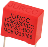 Special capacitors for active and passive PFC filtering of MPP85-BOX switching power supply