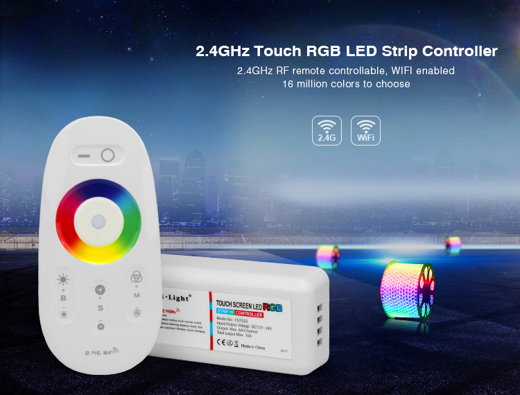 2.4G Full Touch RGB Control System