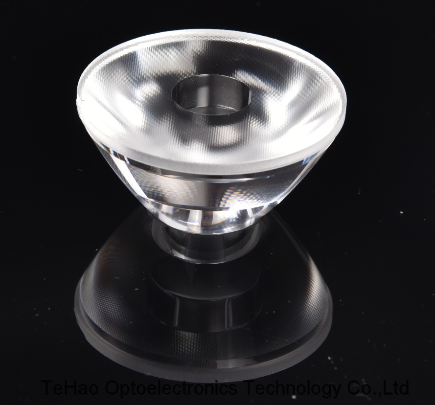 Manufacturers supply 45mm H21mm lens 12° 24° 36° PMMA 6mm emitting surface