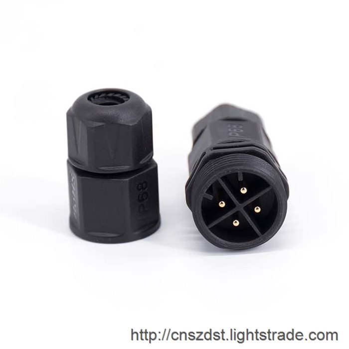 4Pin IP68 M25 High Voltage Electrical Cable TV Waterproof Wire Connectors for Wiring Splicing Soluti