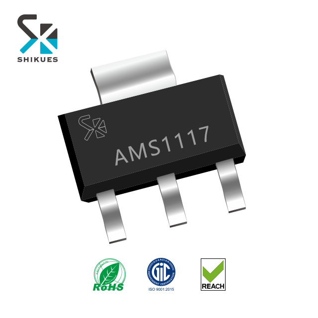 low dropout voltage regulator SOT-223 package 2 accuracy SHIKUES AMS1117 manufacturer original