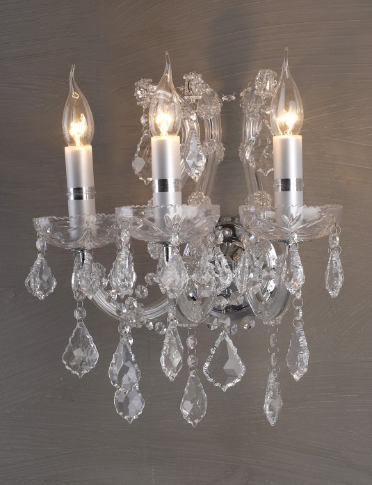 2618WB Crystal wall light Candle Light