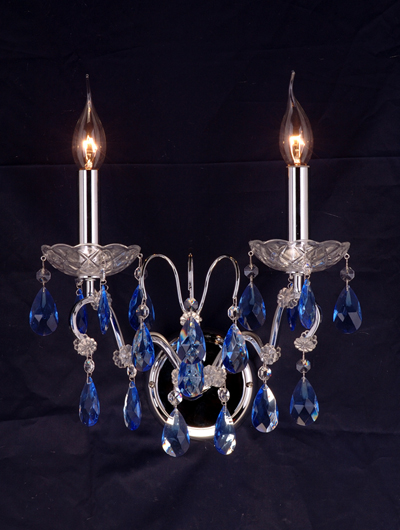 0503WB-2L Crystal wall light Candle Light