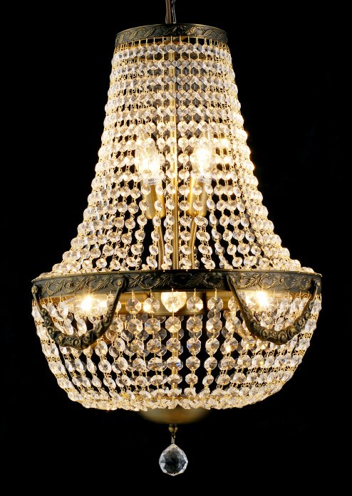 0903-D400xH600 6L Crystal chandelier