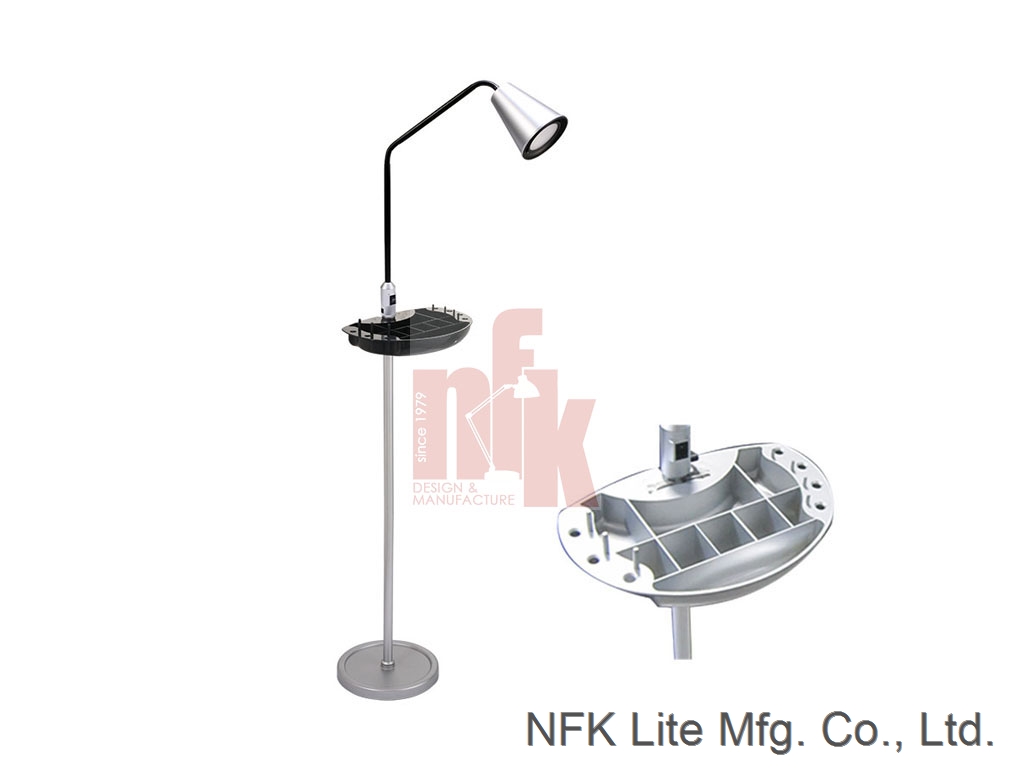 LD071F LED Floor Lamp with Detachable Tray