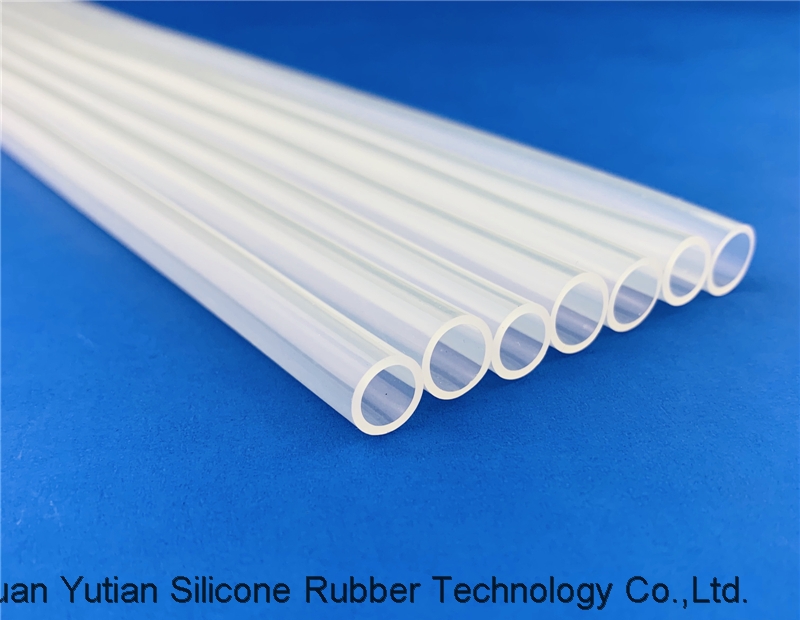 Transparent silicone tube