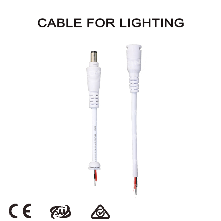 DC Round Terminal Wire VDE 2 Core Male and Female Paired Wire 0.3MM