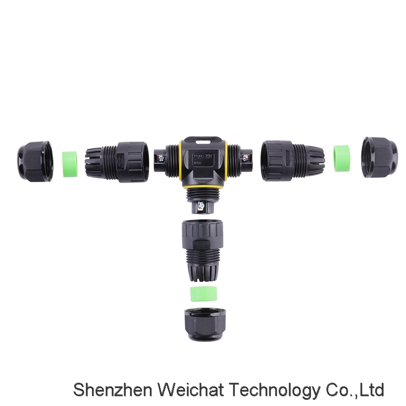 M20 T Type Led Lighting IP68 Waterproof Connector