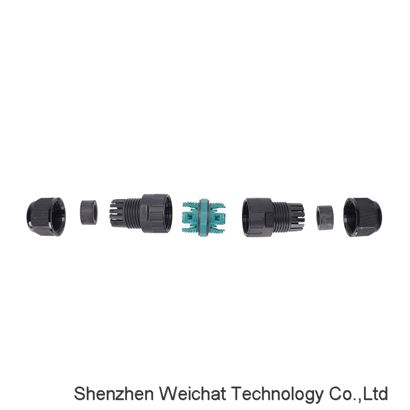 Straight Union Quick Waterproof Electrical Connectors Outdoor Lighting