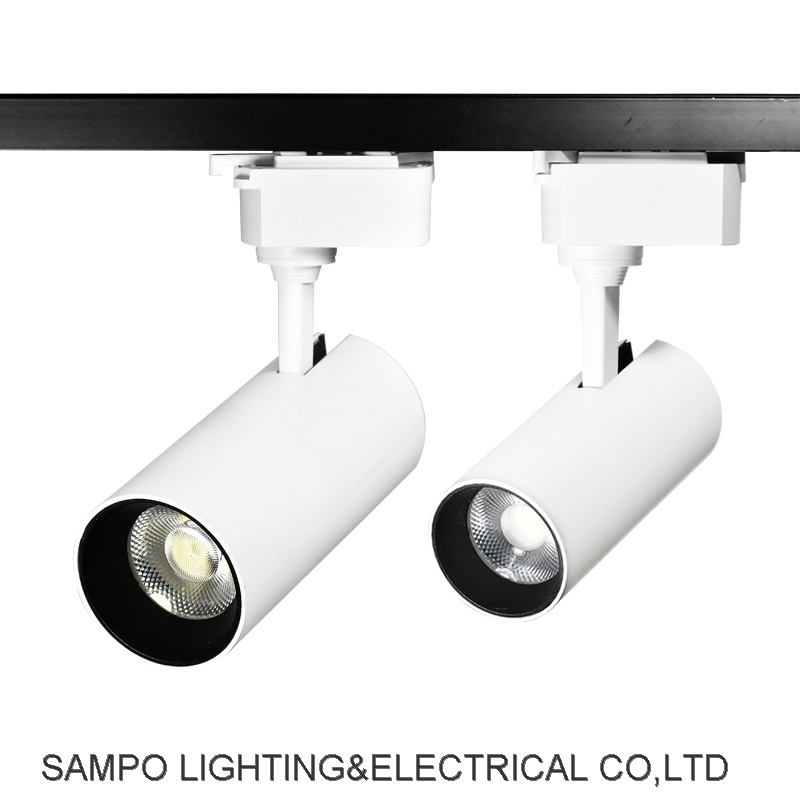 30W clothing store showrooms exhibition light rail Lamp spot tracking light rails system