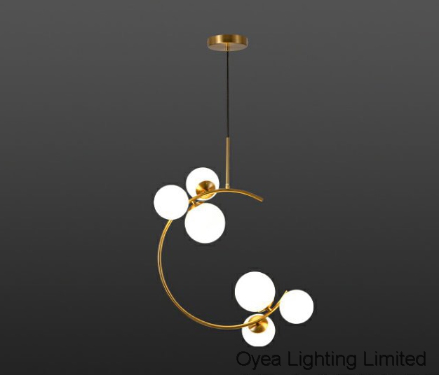 Contemporary decorative lighting home glass pendant light chandelier