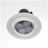 Round Recessed Die Cast Aluminum PAR30 E27 Downlights Electrical Fittings