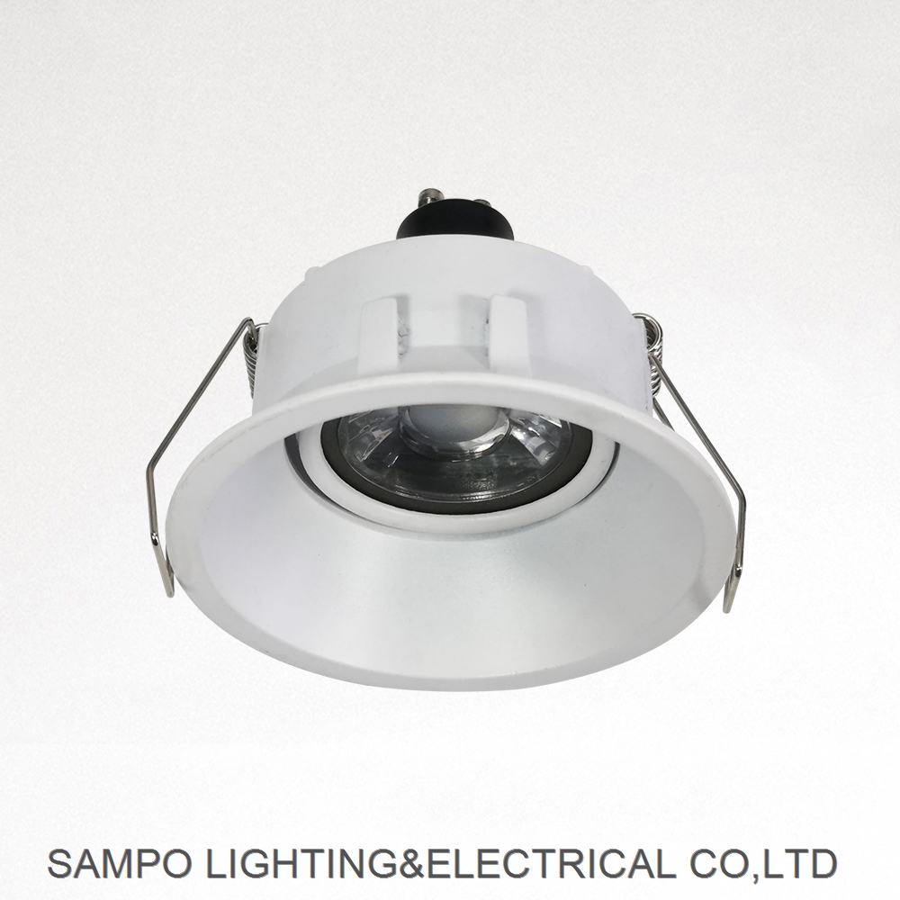 360 degree led light Fixture GU10 MR16 Fitting Downlight Housing