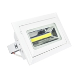Commercial Lighting SMD 20W 30W 40W 50W 60W Dimmable Rectangular Recessed Downlight