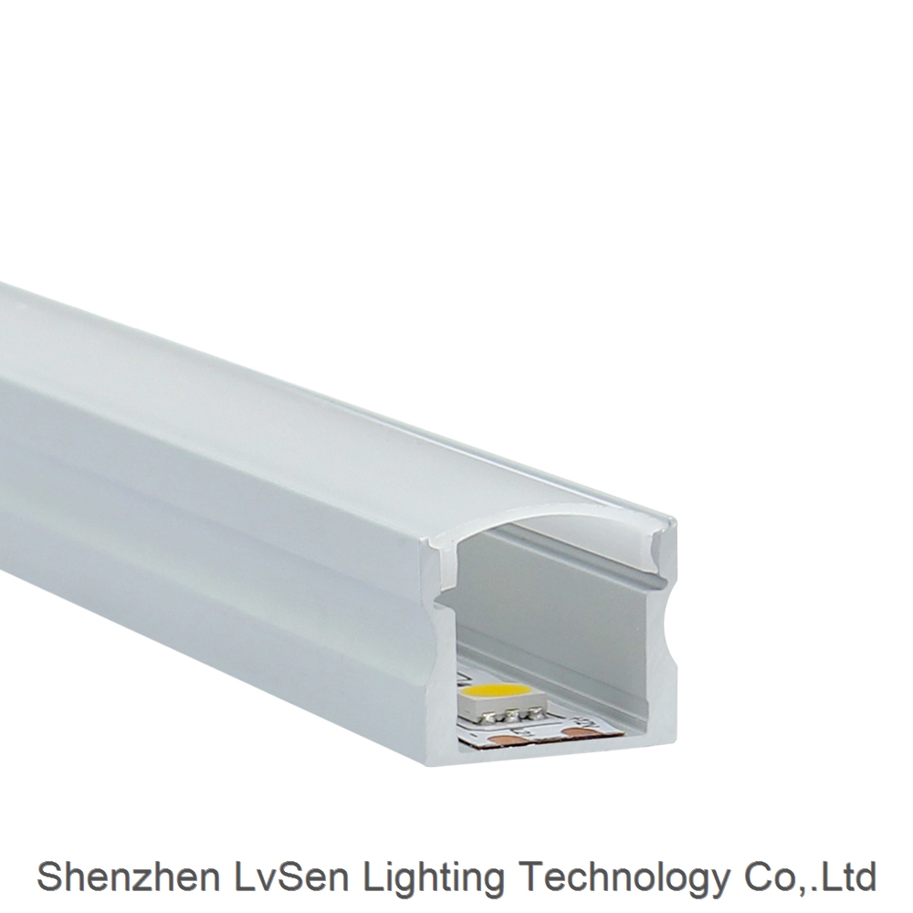 LS-055 Aluminum Extrusion Profile For 12mm LED Strip Wide