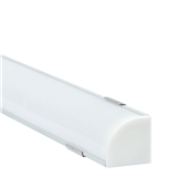 LS-053 45 Degree Triangle LED aluminum profile with flexible Strip For Corner Lighting