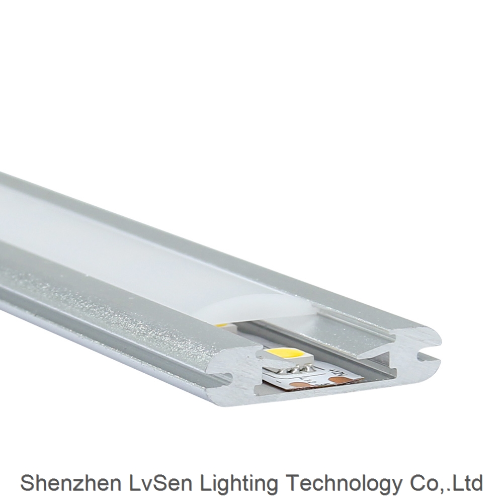 LS-034 Surface Mounted Aluminum Channel LED Light Strip Diffuser Channel