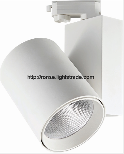 Commercial 40w 50w 60w traditional aluminium rail system led track light