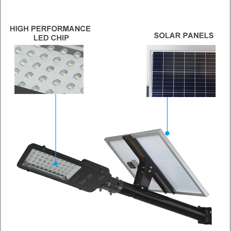 Factory Waterproof High Quality Smart Ip65 Split Solar Led street Light