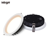 Black 18W 25W cutout 150-165mm 110° Die-casting Aluminum SMD Wide beam led downlight