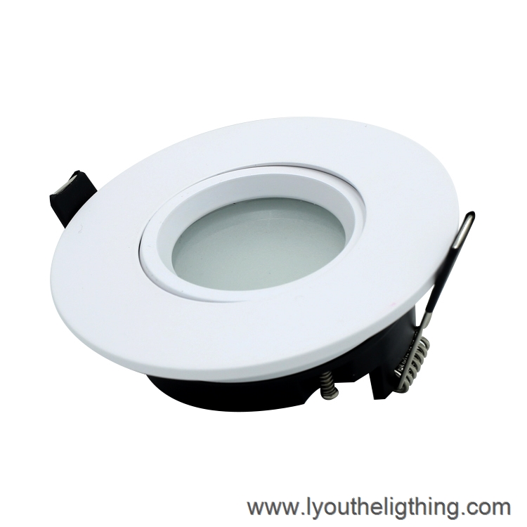 New design white round waterproof downlight