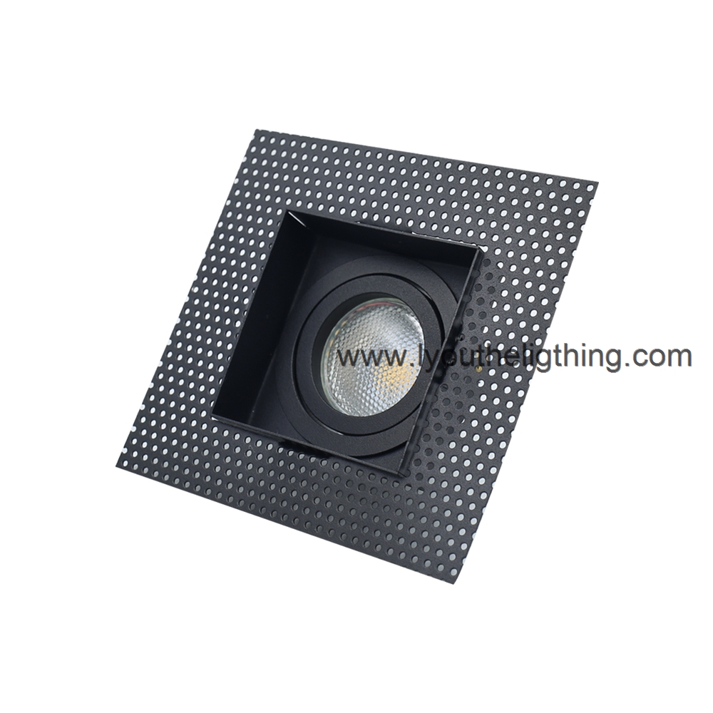 New products Square trimless Gu10 recessed downlight